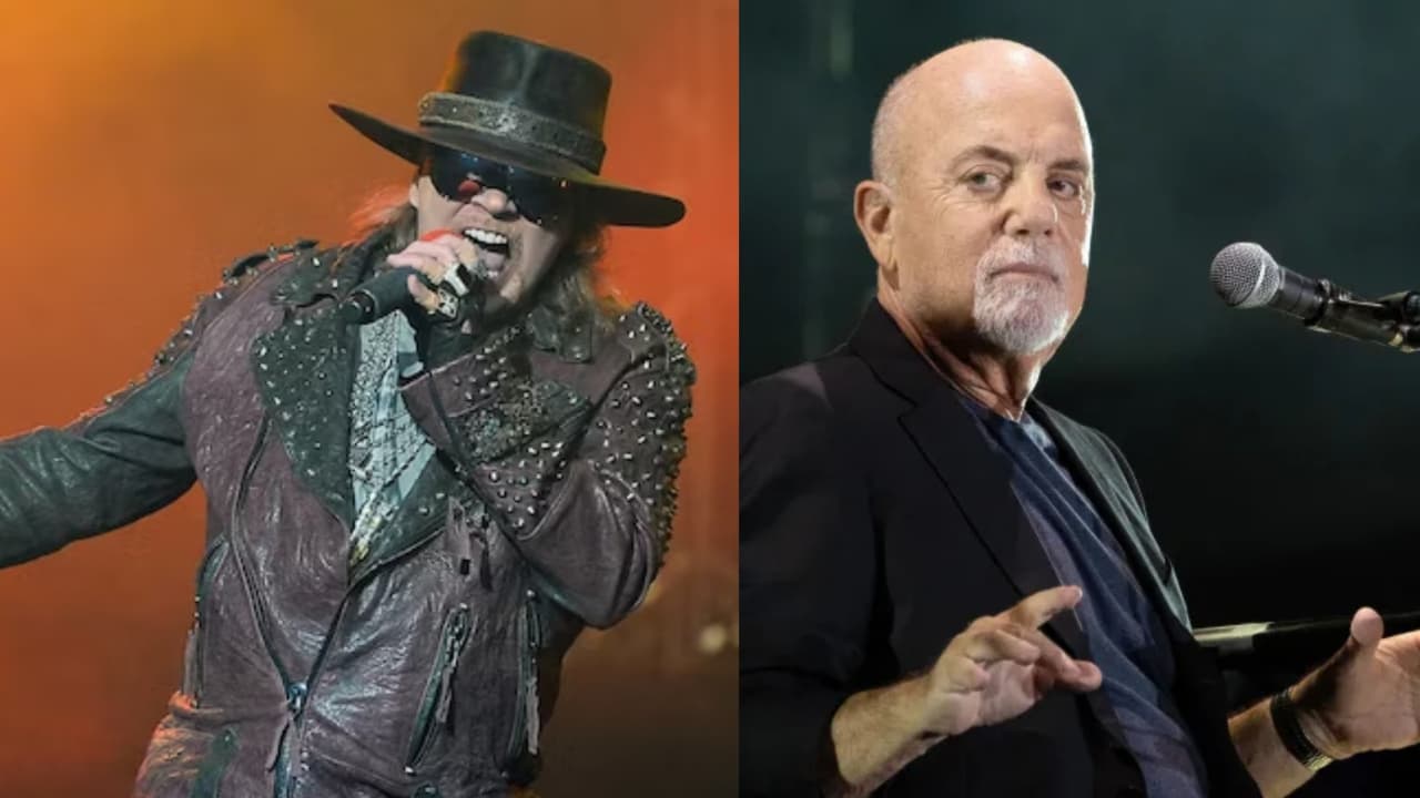 Billy Joel and Axl Rose